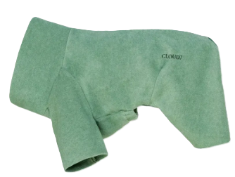 Светр для французьких бульдогів та інших брахіцефальних порід собак Cloud7 Cornwall Fr. Bullg Зелений