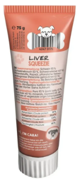 Натуральное жидкое лакомство для собак Yummeez Leber Squeezie Печень 