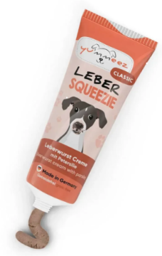 Натуральное жидкое лакомство для собак Yummeez Leber Squeezie Печень 