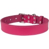 Нашийник для Собак Шкіряний "Весна" Рожевий