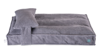 Лежак с подушкой Harley and Cho Memory Foam Gray для собак, Серый