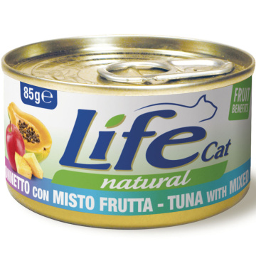Life Cat Natural Тунець з фруктовим міксом