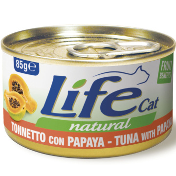 Life Cat Natural Тунец с папайей