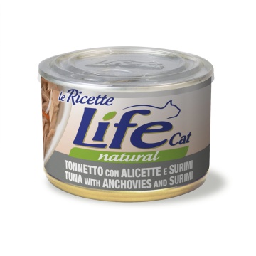 LifeCat le Ricette Тунець з анчоусами та крабами для котів