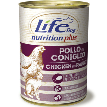 LifeDog Nutrition Plus Chicken & Rabbit