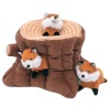 Іграшка для собак Дупло з лисичками Zippy Burrow® – Fox Stump ZippyPaws