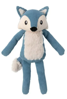 М'яка іграшка для собак FuzzYard Лисичка Блакитний