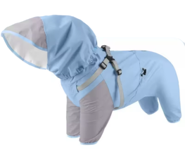 Дощовик з капюшоном Derby DRY DOG для собак, синій