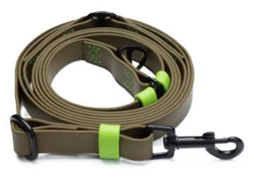 Поводок свободные руки для собак Cloud7 Hands-Free-Leash Ipanema Оливковый