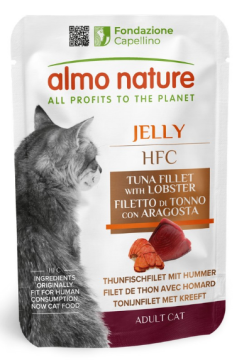 Пауч Almo Nature HFC Cat Jelly з філе тунця та лобстером