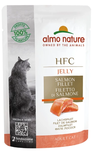Пауч Almo Nature HFC Cat Jelly, лосось