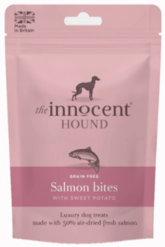 Ласощі для собак The Innocent Hound Міні Ковбаски з Лосося з Бататом