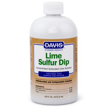 Davis Lime Sulfur Dip Девис Лайм Сульфур Антимикробное и антипаразитарное средство для собак и кошек, концентрат