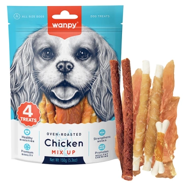 Wanpy Chicken Mix Up Курячий мікс ласощі для собак