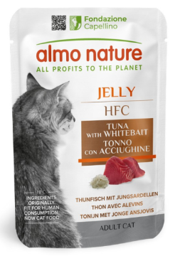 Пауч Almo Nature HFC Cat Jelly, тунець і мальок