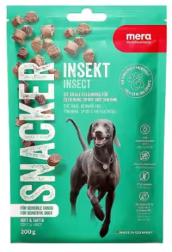 Ласощі для собак Mera Snacker Insect з білком комах