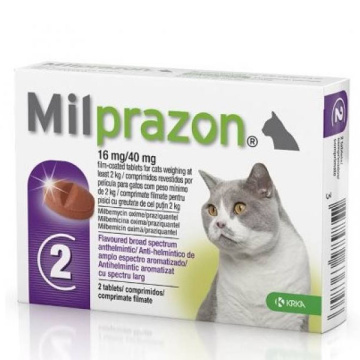 Мілпразон для кішок від 2 кг (Milprazon)