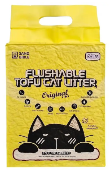 Наполнитель для кошачьего туалета Sand Bible Flushable Original 