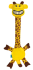 Іграшка для Собак Barksi Жираф з хрусткою шиєю та пищалкою