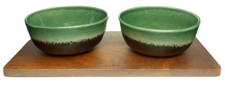 Підставка під миски для собак Cloud7 Wooden Station Annie Коричневий