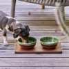 Підставка під миски для собак Cloud7 Wooden Station Annie Коричневий