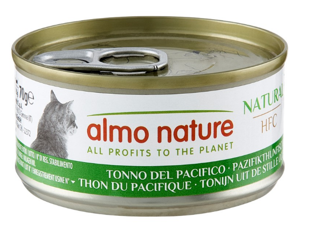 Almo Nature HFC Cat Natural консерва с тихоокеанским тунцом для кошек