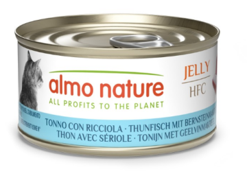 Almo Nature HFC Cat Jelly с тунцом и желтохвостом японским, для кошек.