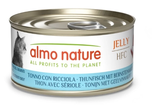 Almo Nature HFC Cat Jelly с тунцом и желтохвостом японским, для кошек.