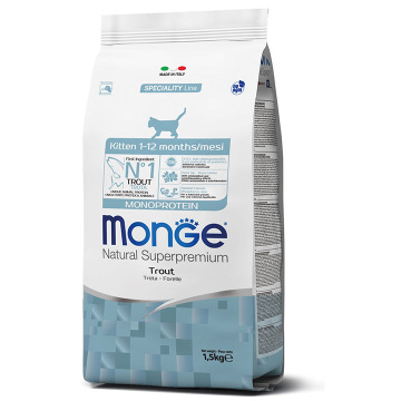 Monge Cat Monoprotein Kitten Trout для кошенят з фореллю