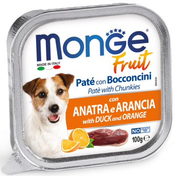 Monge Dog Wet  FRUIT качка з апельсином