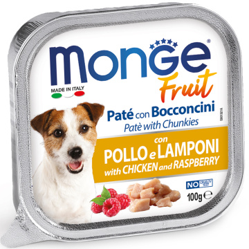 Monge Dog Wet FRUIT курица с малиной