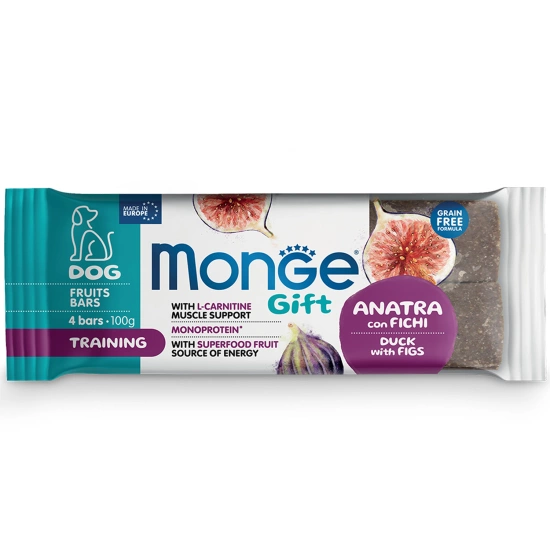 Monge Gift Dog Training утка с инжиром