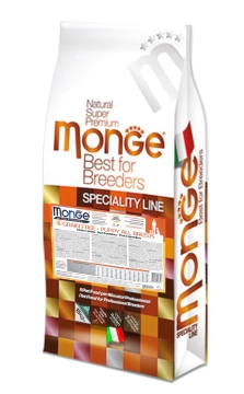 Monge Grain Free All Breeda Puppy для щенков с уткой