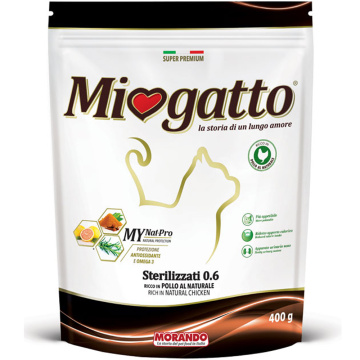 Miogatto Cat для стерилизованных с курицей