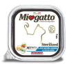 Беззернові консерви для стерилізованих котів MioGatto Sterilised з лососем