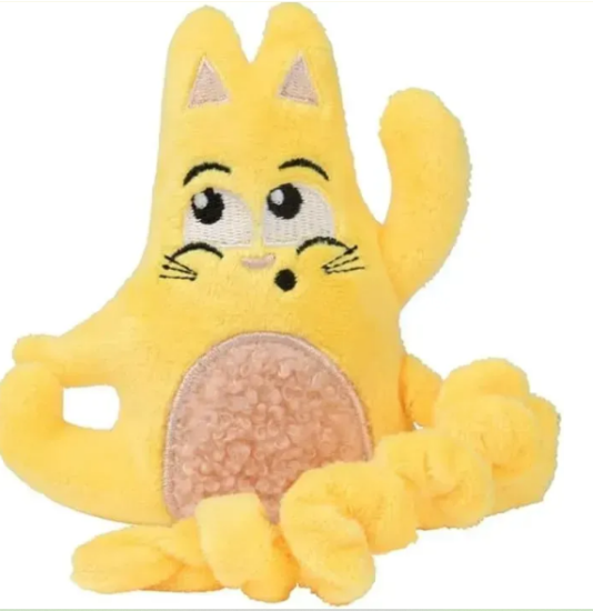 Мягкая игрушка для кошек FuzzYard Йога-котик Дзен 