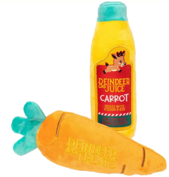 Мягкая игрушка для собак FuzzYard Морковный Сет Олененок