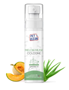 Парфумований спрей Pet Clean PET COLOGNE MUSK MELON після грумінгу для освіження шерсті тварин між купаннями з легким ароматом мускусної дині