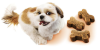 Ласощі Brit Care Mini Treats Think для собак малих порід, для підтримки розумових здібностей, з індичкою, смак арахісового масла