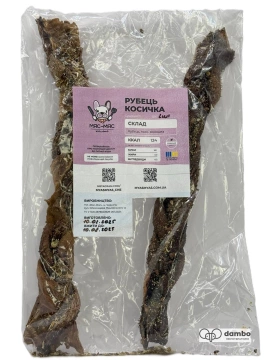 Мяс-Мяс Рубець косичка з ромашкою та льоном