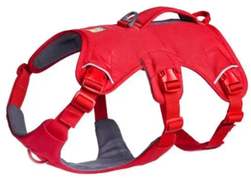 Поддерживающая шлейка для служебных собак Ruffwear Web Master Ярко-Красная