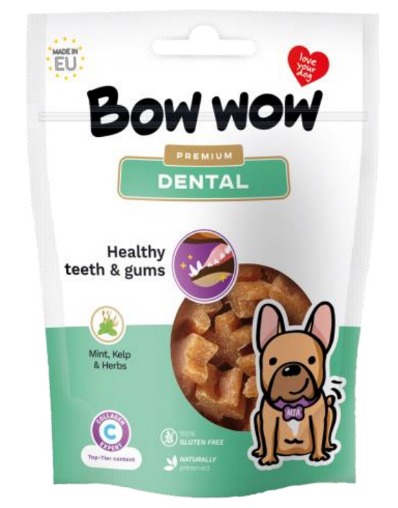 Ласощі  для собак"Bow wow" Dental снеки, здорові зуби та ясна