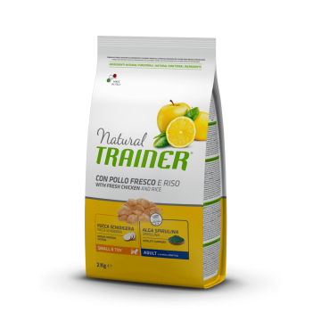 Trainer Natural Dog Small & Toy Adult White Fresh Chicken and Rice