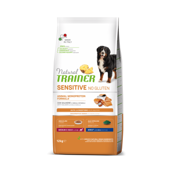 Natural Trainer Dog Sensitive Adult Medium&Maxi With Salmon