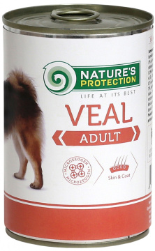 Nature's Protection Dog Adult с телятиной