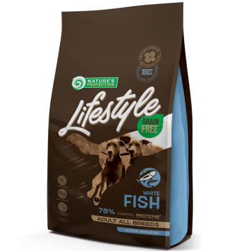 Natures Protection Lifestyle Grain Free White Fish Adult All Breeds