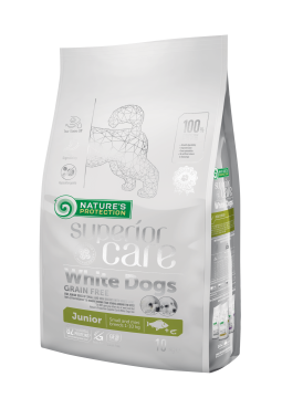 Natures Protection Superior Care White Dogs Grain Free Junior Small Breeds