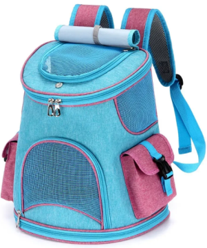 Рюкзак-переноска для котів і собак малих порід Derby BP Blue