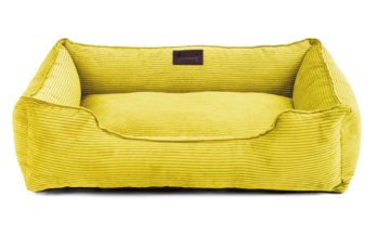Лежак Harley and Cho Dreamer Velvet Yellow для собак и кошек 