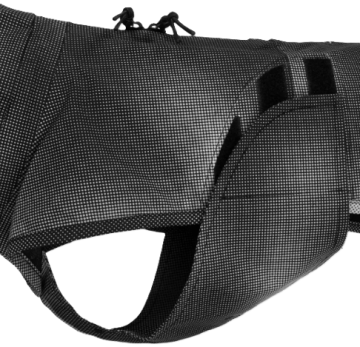 Дощовик для такс і схожих порід собак Cloud7 AKTIV Dachshund Чорний